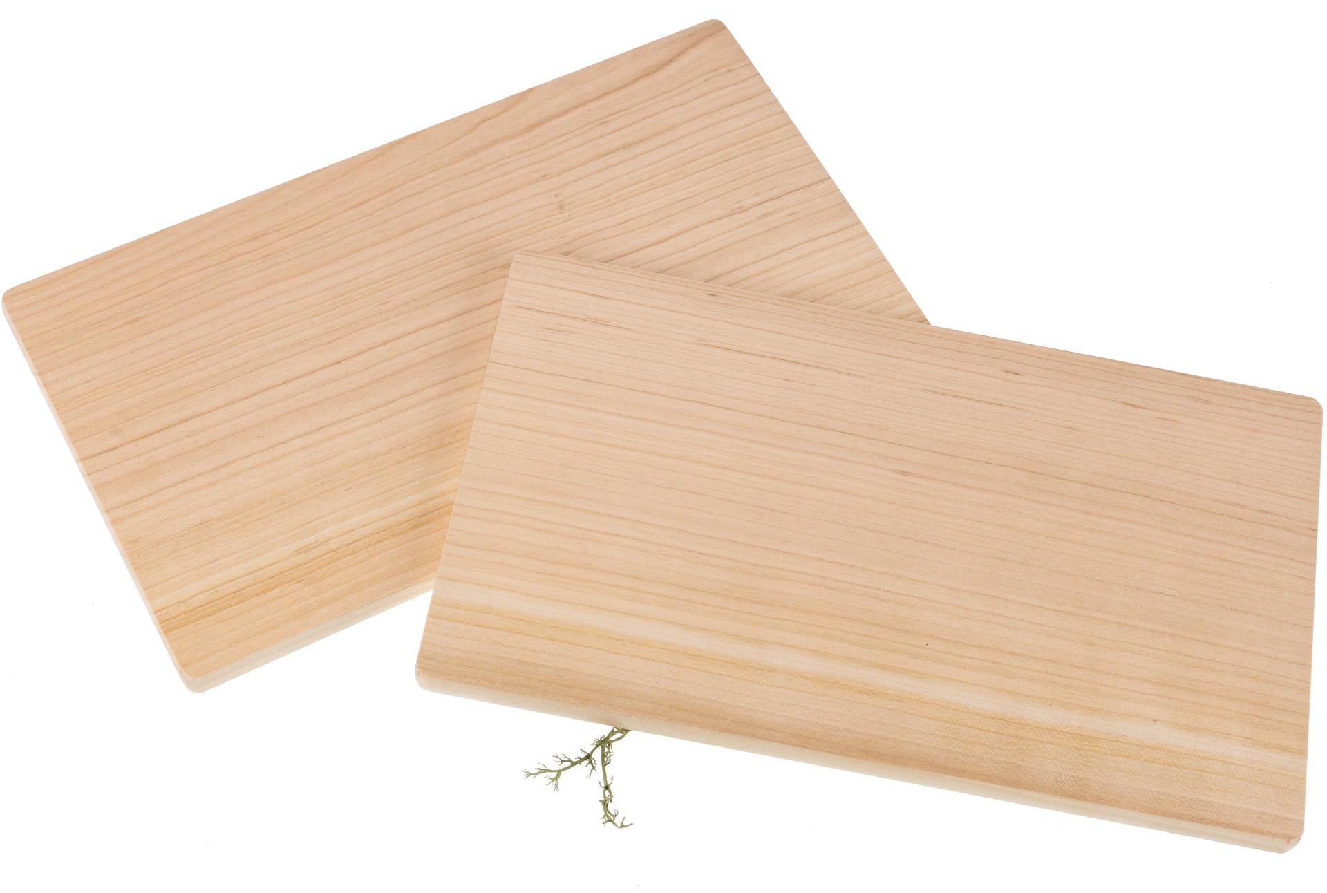 Rechteckiges Schneidebrett Kirschholz 26 x 15 x 1 cm - FSC® Zertifiziert