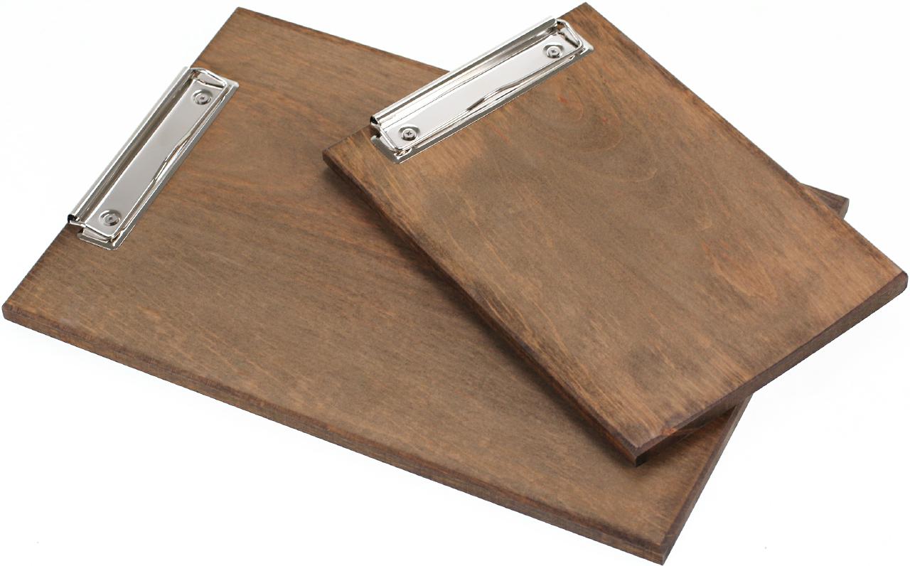Holz Klemmbrett aus