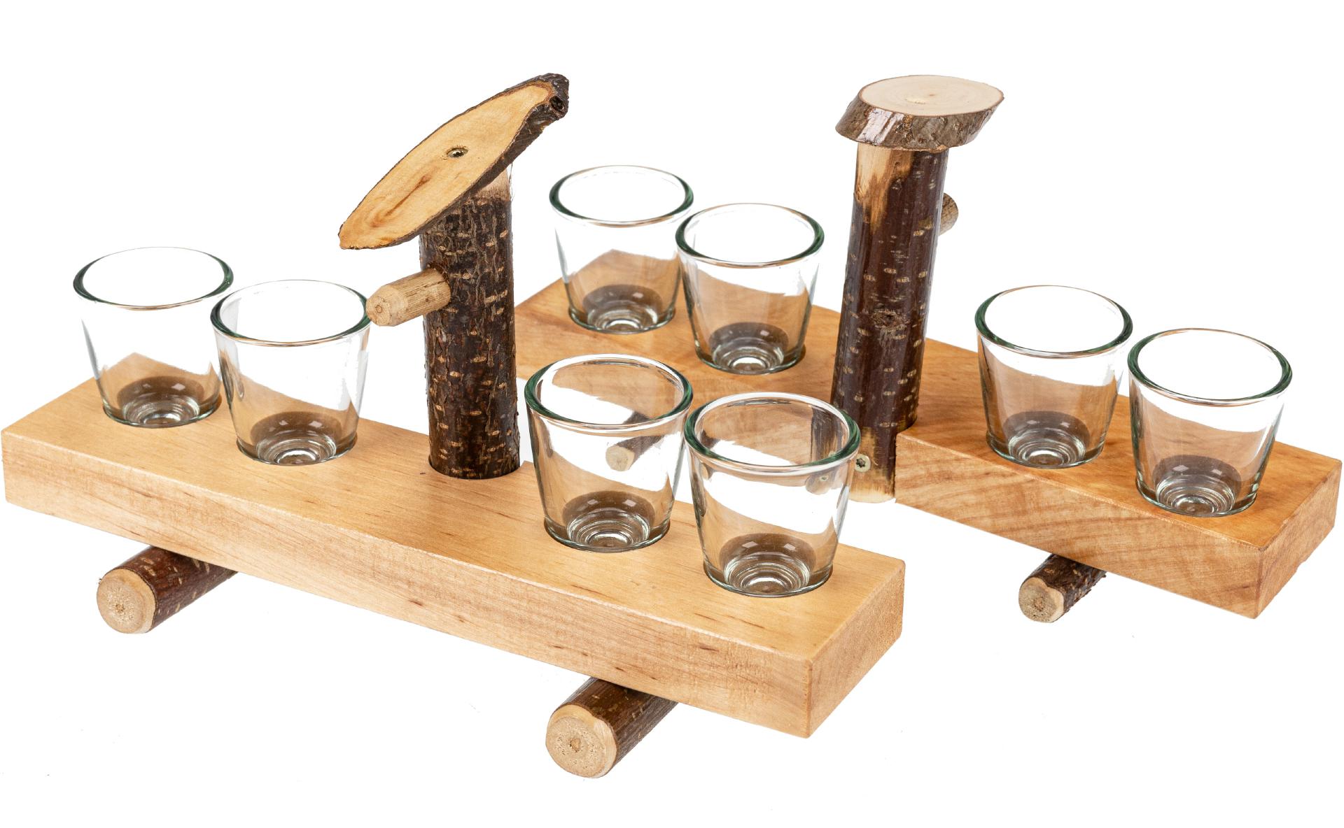 Schnapsbrunnen aus Holz