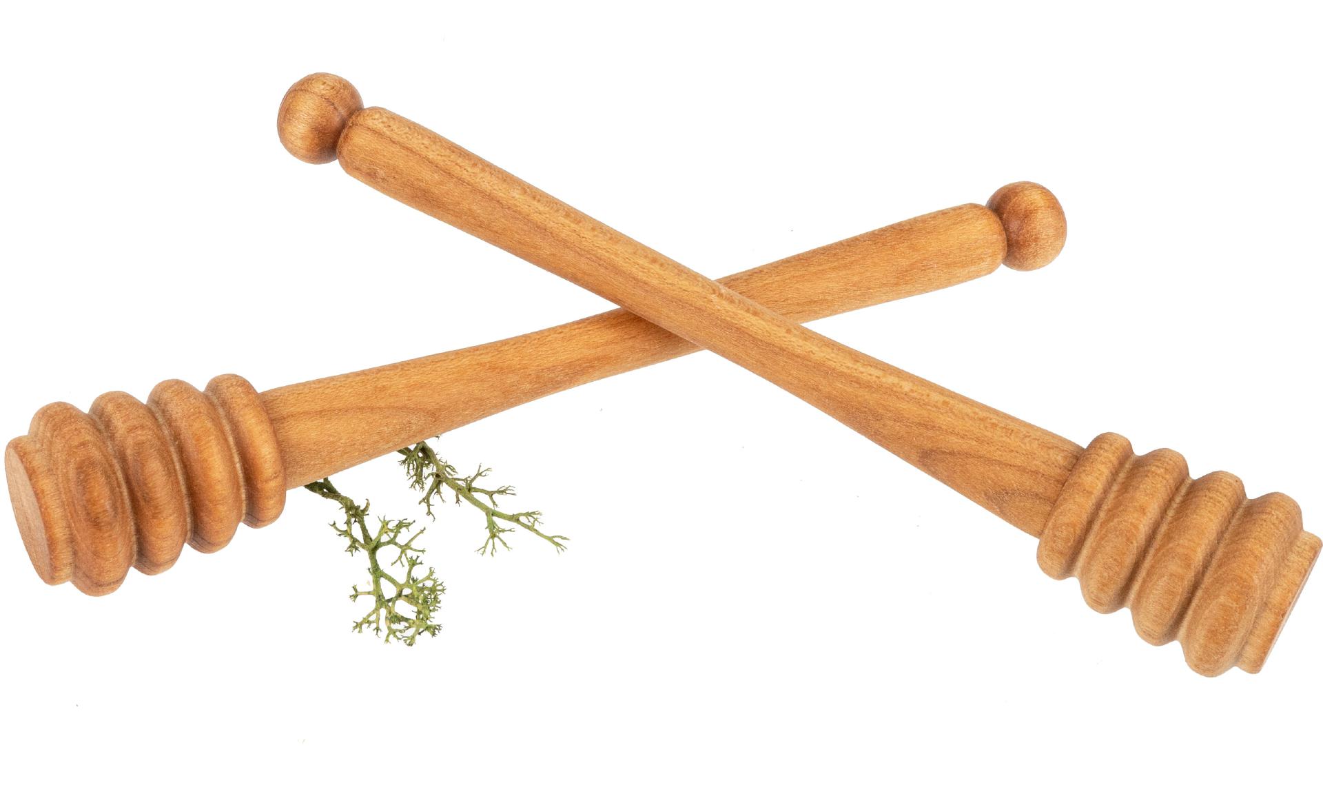 Honigheber aus FSC® Kirschholz geölt - 15 cm - Formschöner Honiglöffel