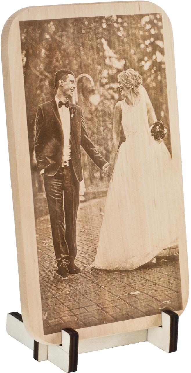 Fotogravur auf Erle Brett