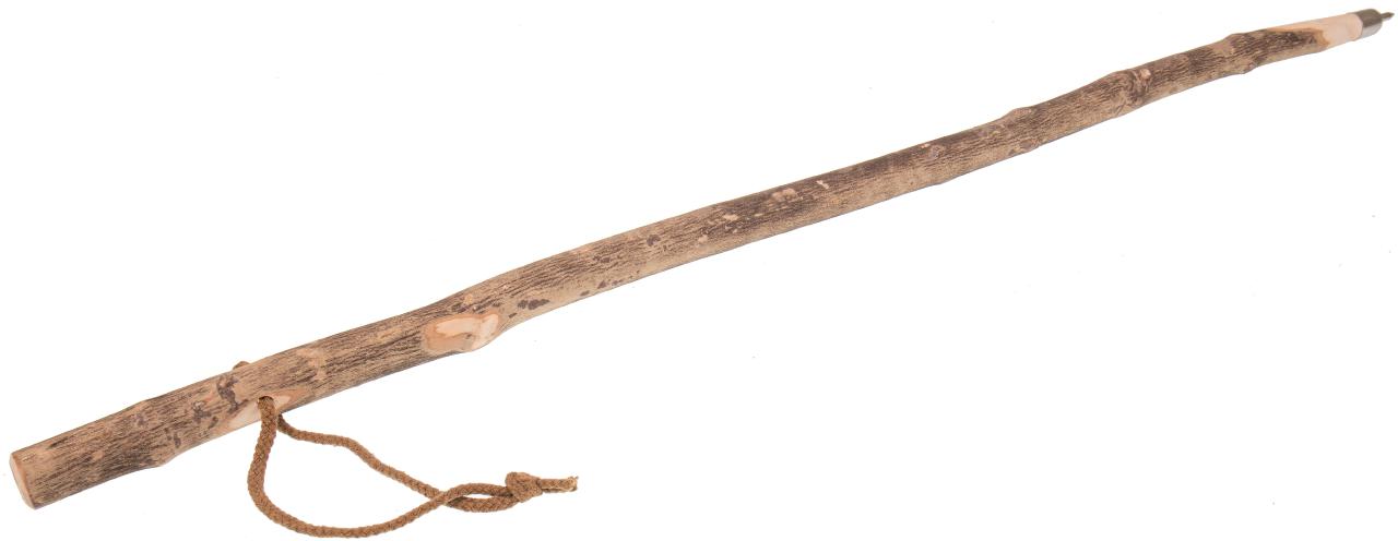 Hirtenstock mit Naturrinde und Kompass - Entdecker Wanderstock 110 cm