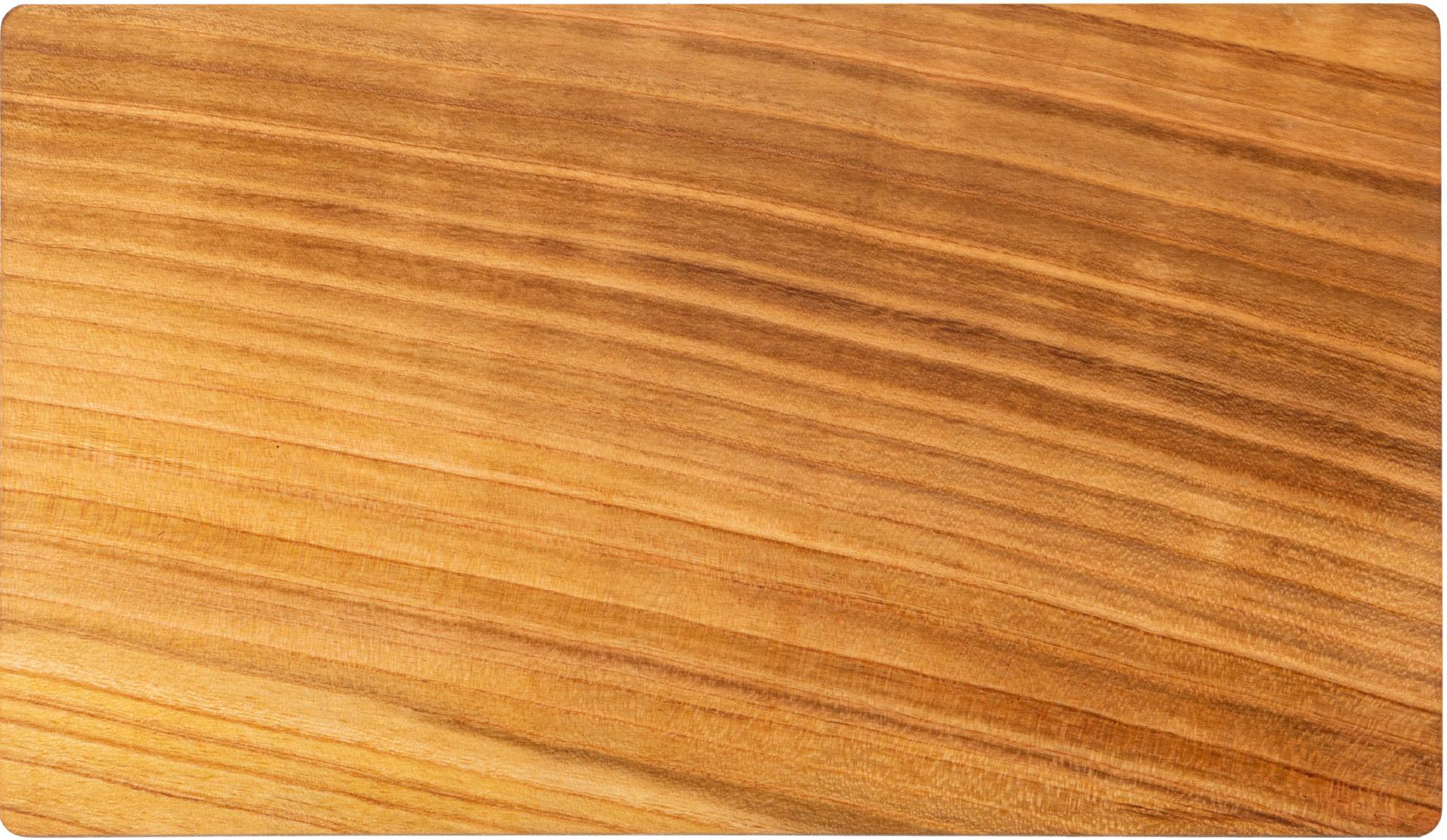 Holz Schneidebrett aus FSC® Kirsche geölt - 26 x 15 x 1,2 cm