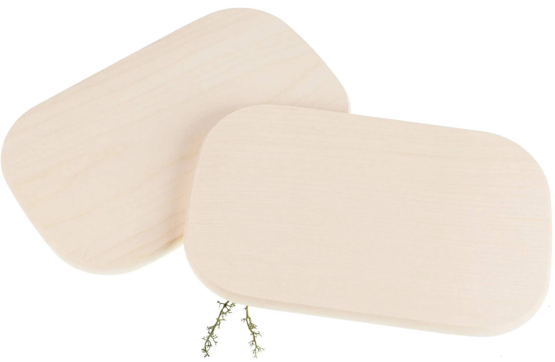 Schneidebrett aus Ahornholz FSC® zertifiziert - abgerundete Ecken 26 x 15 x 1,5 cm