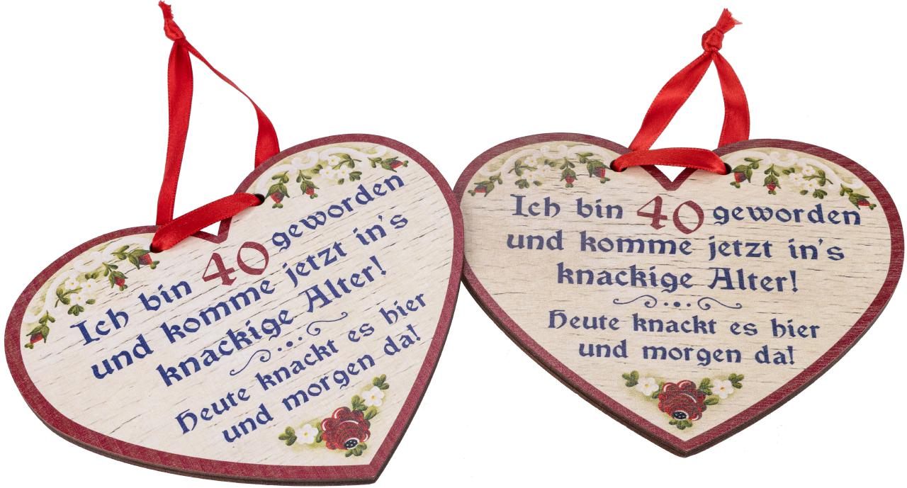 Holz Herz Geburtstagsgeschenk Sperrholz Ich bin