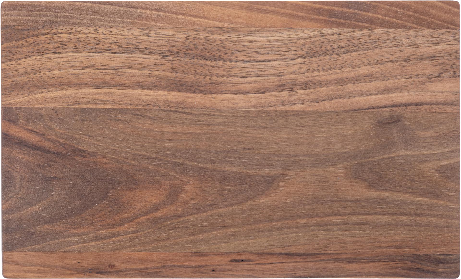 Schneidebrett rechteckig aus FSC® Nussbaum Holz geölt - 30 x 18 x 2 cm