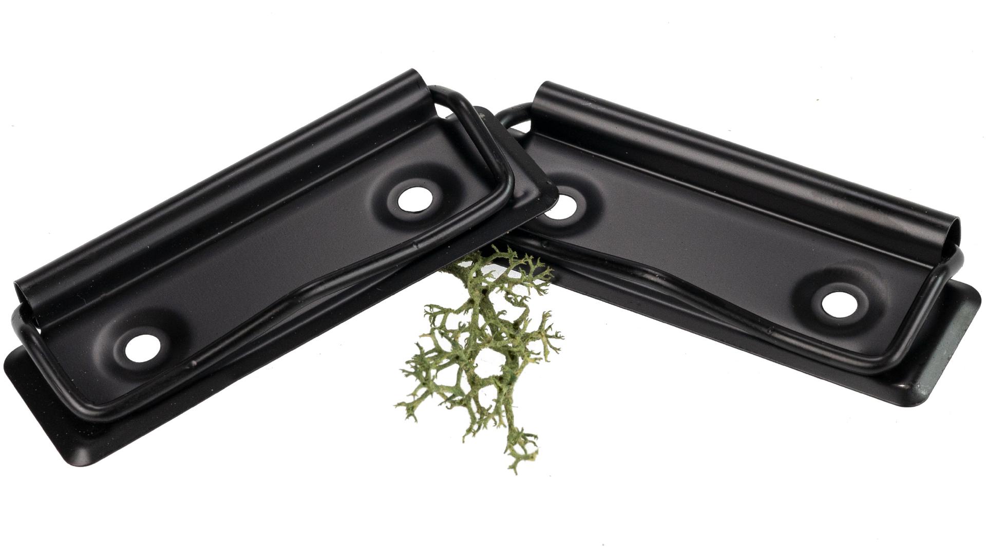 Klemmmechanik für Klemmbrett 70 mm Briefklemme Schwarz