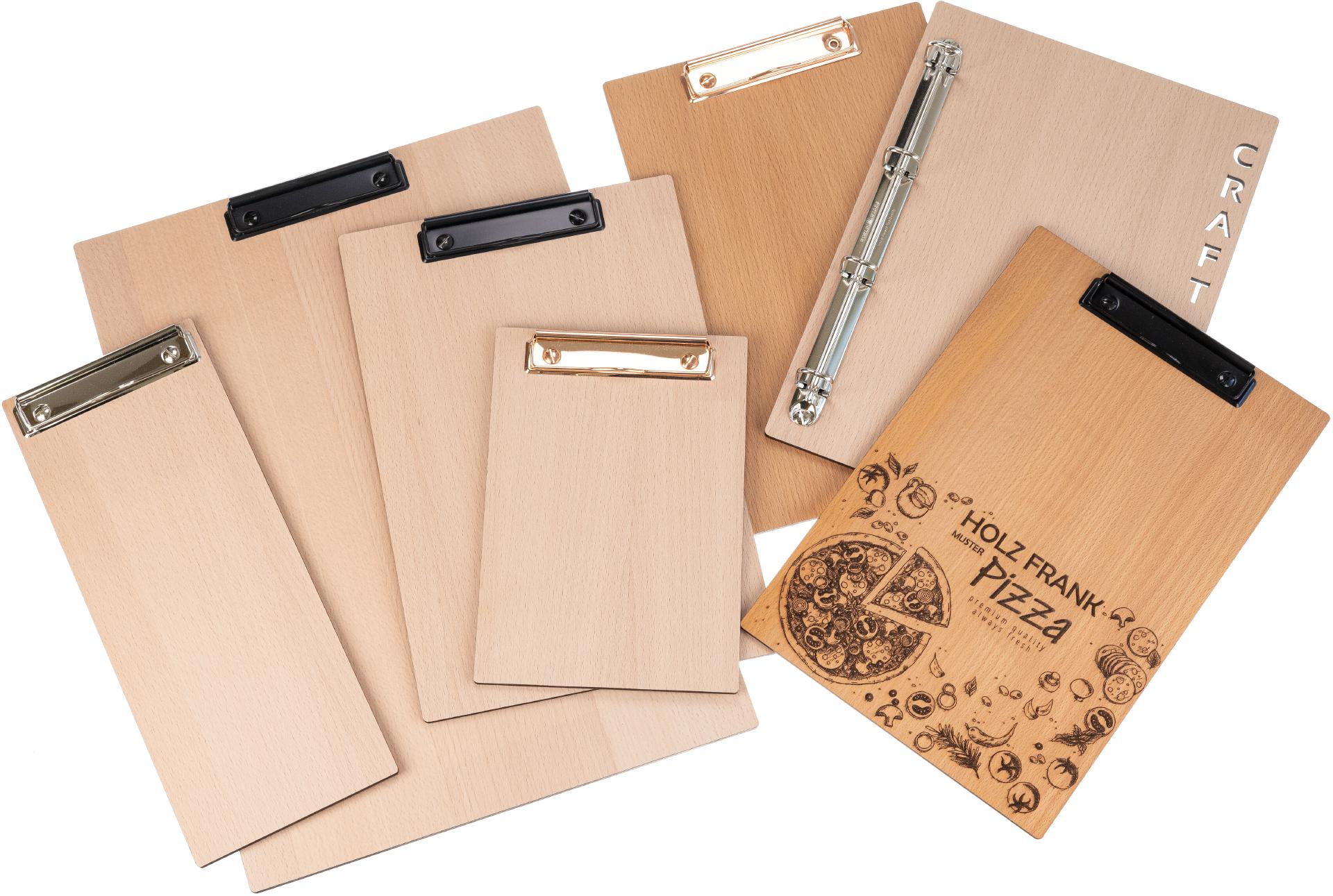 Holz Klemmbrett aus Buche FSC