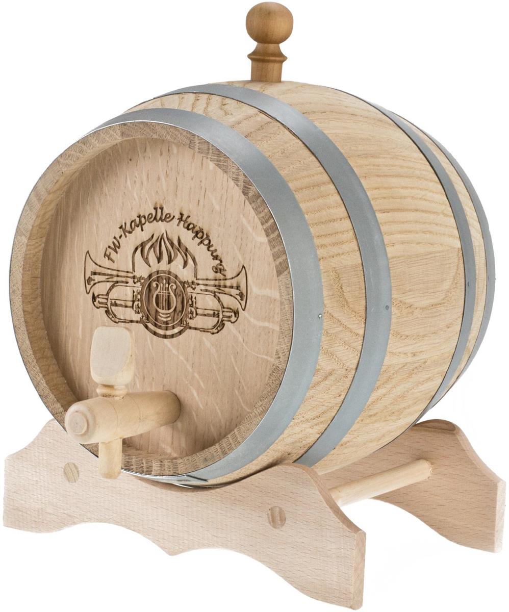 Hochwertiges Eichenfass fuer Whisky Schnaps Braende Wein oder Essig