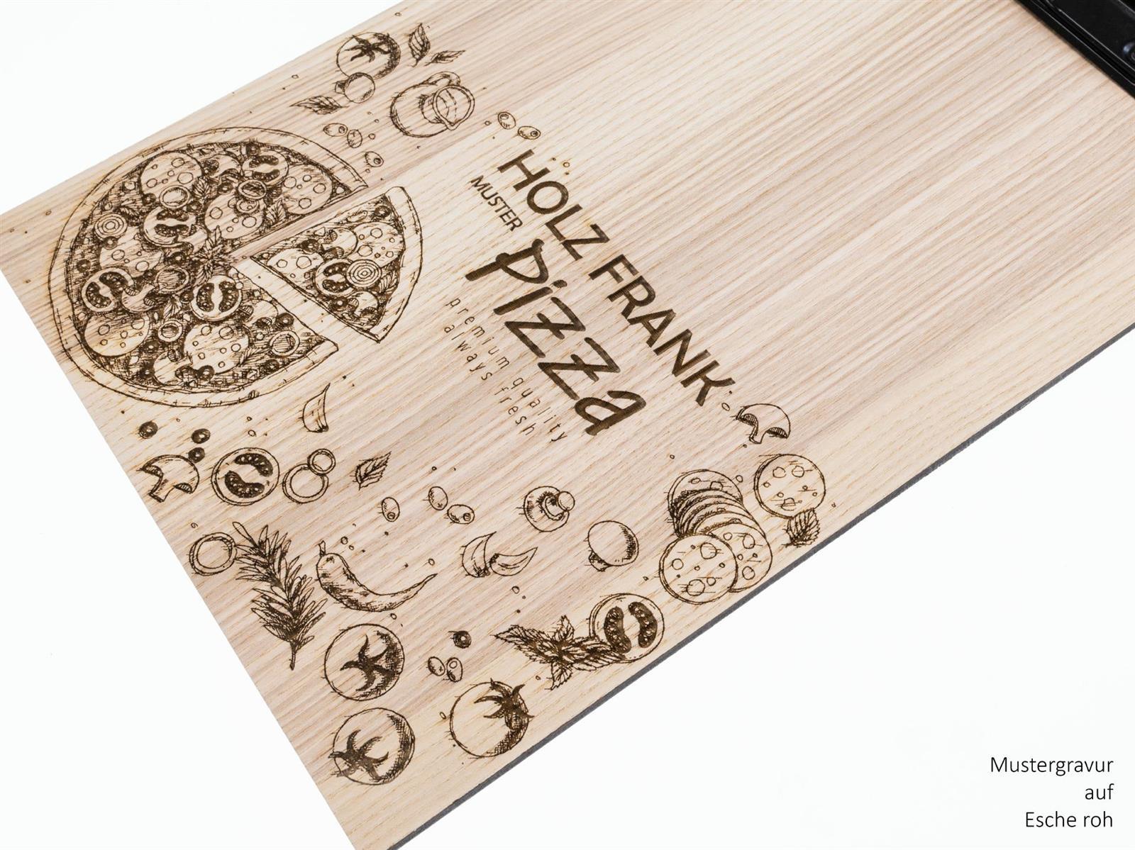 Holz Klemmbrett aus FSC Esche mit Kern
