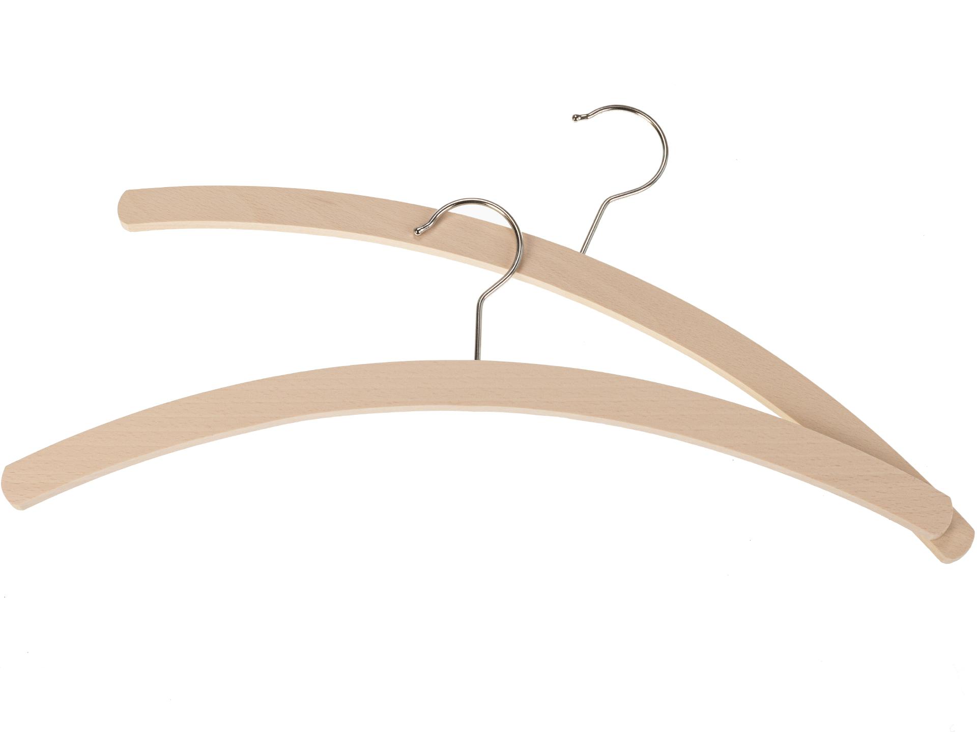 Schlichter FSC® Buchenholz Kleiderbügel - 42 x 14 x 0,7 cm