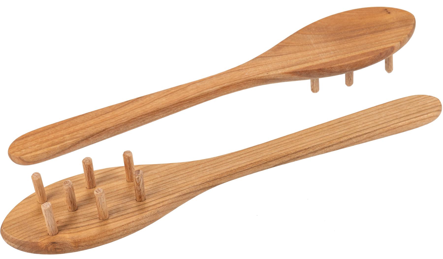 Spaghettiloeffel aus geoeltem Kirschholz
