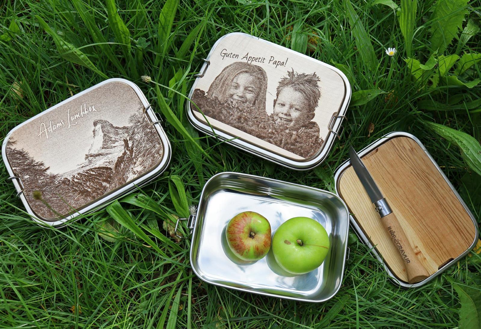 Personalisierte Lunchbox aus Edelstahl