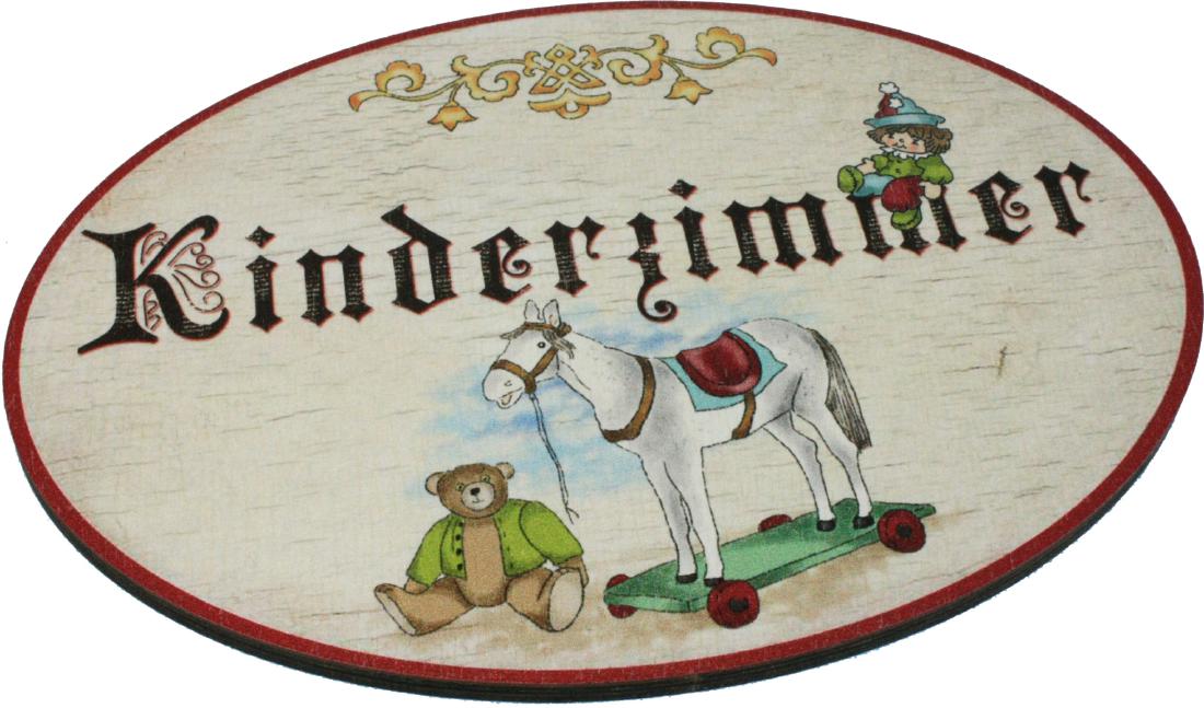 Tuerschilder Antik Birkensperrholz Deutsch