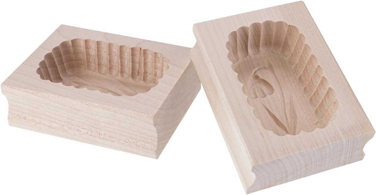 Buttermodel aus Ahornholz fuer