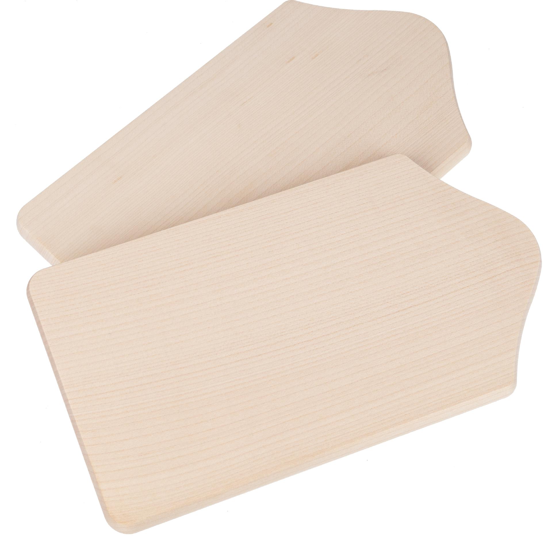 Schneidebrett FSC® Ahorn geschwungen 23 x 13 x 1,2 cm