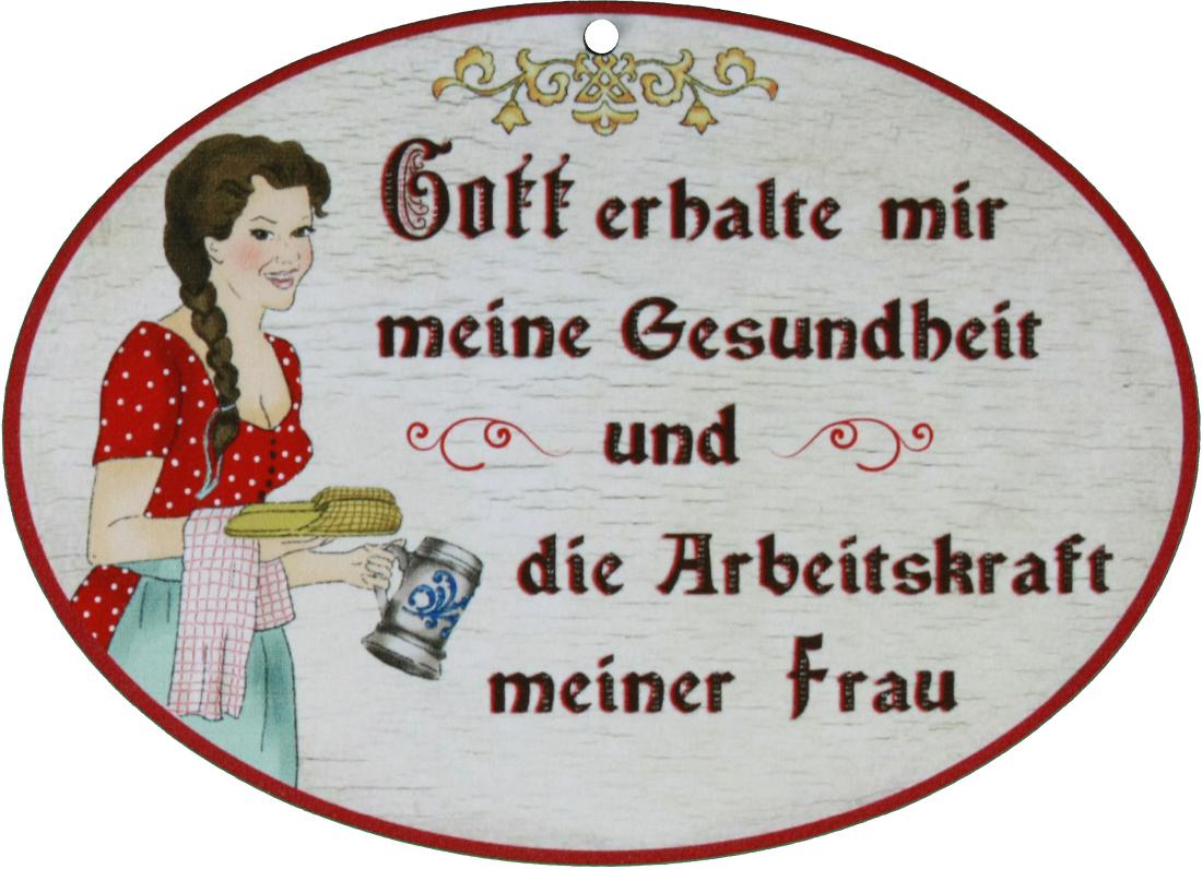 Holz Spruchschilder bunt bedruckt