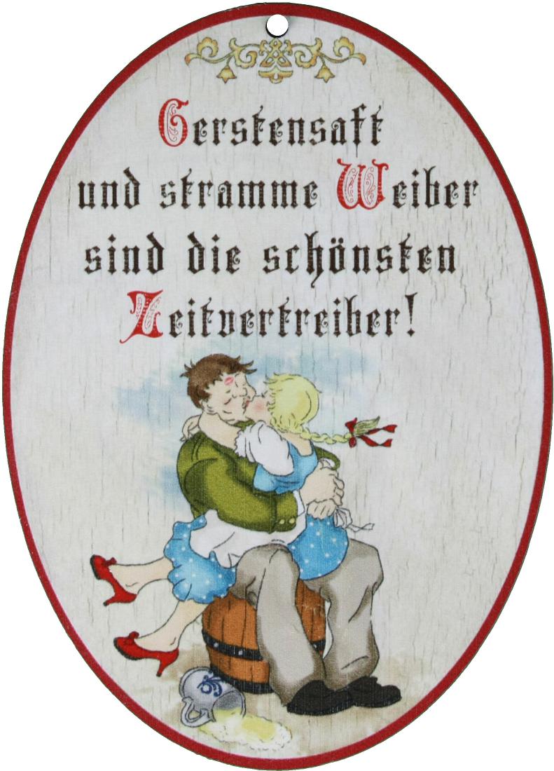 Holz Spruchschilder bunt bedruckt