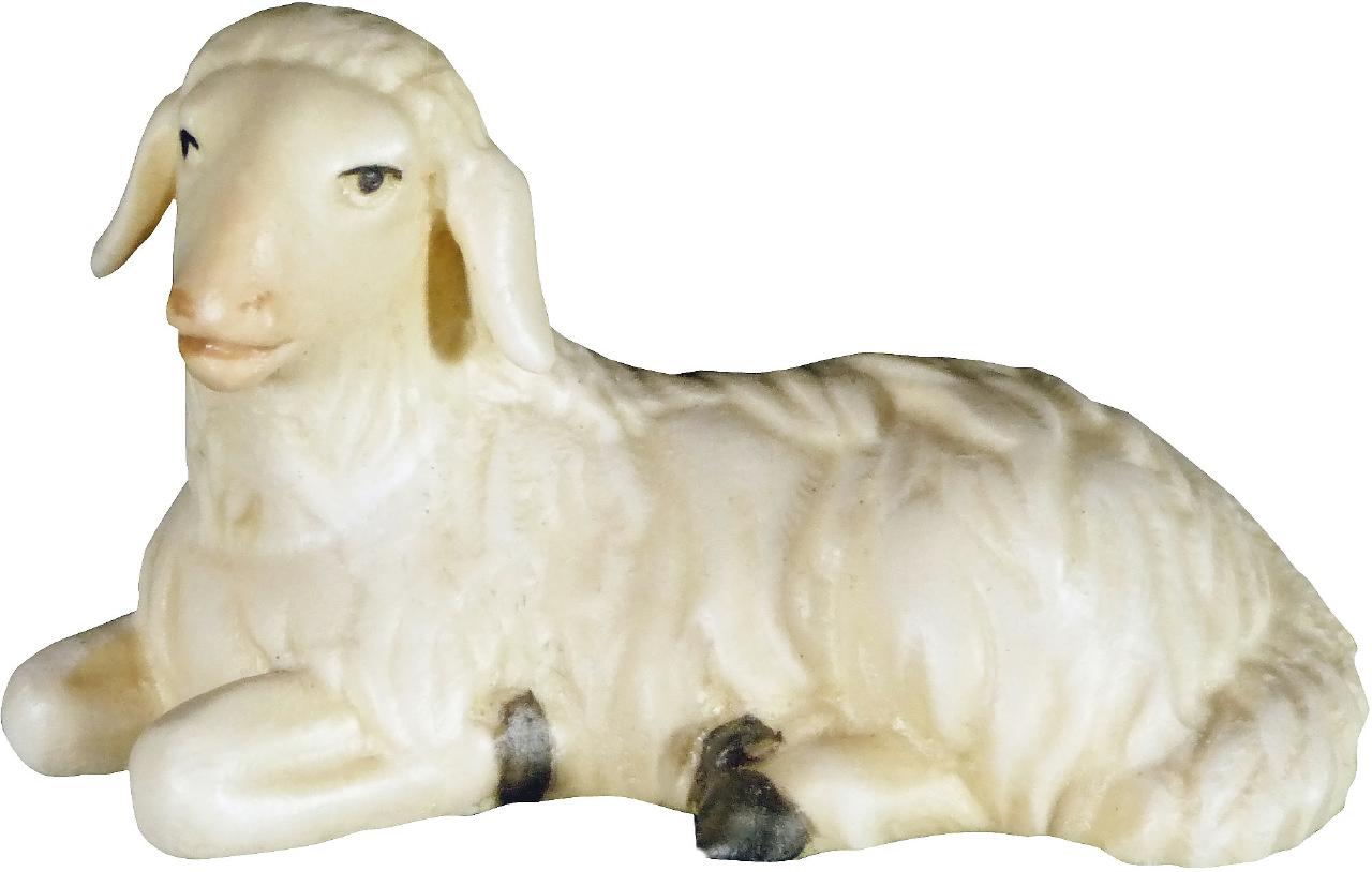 Schaf liegend Scholer Krippe natur oder lasiert