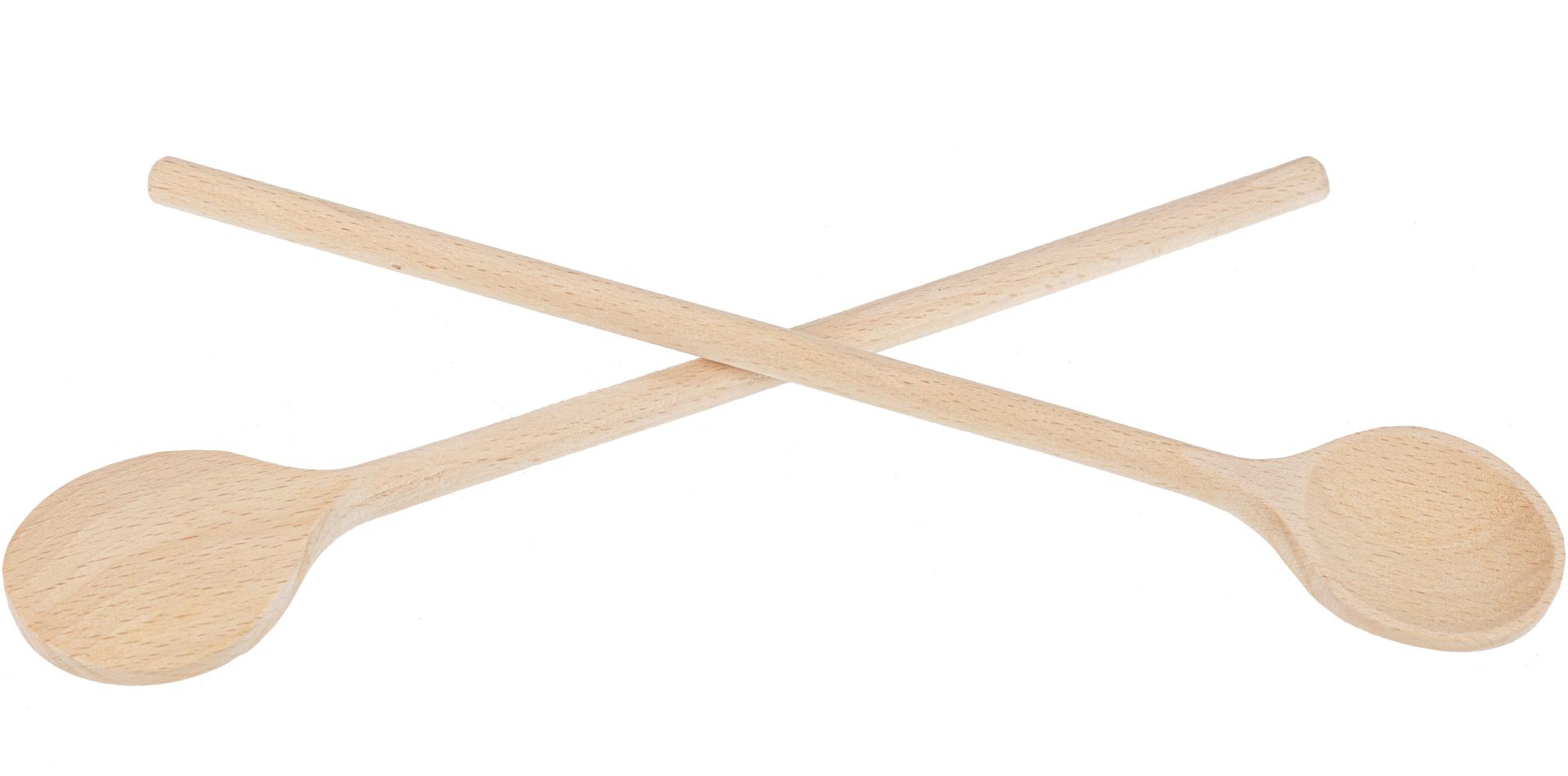 Holz Kochloeffel aus Buchenholz mit runder Laffe