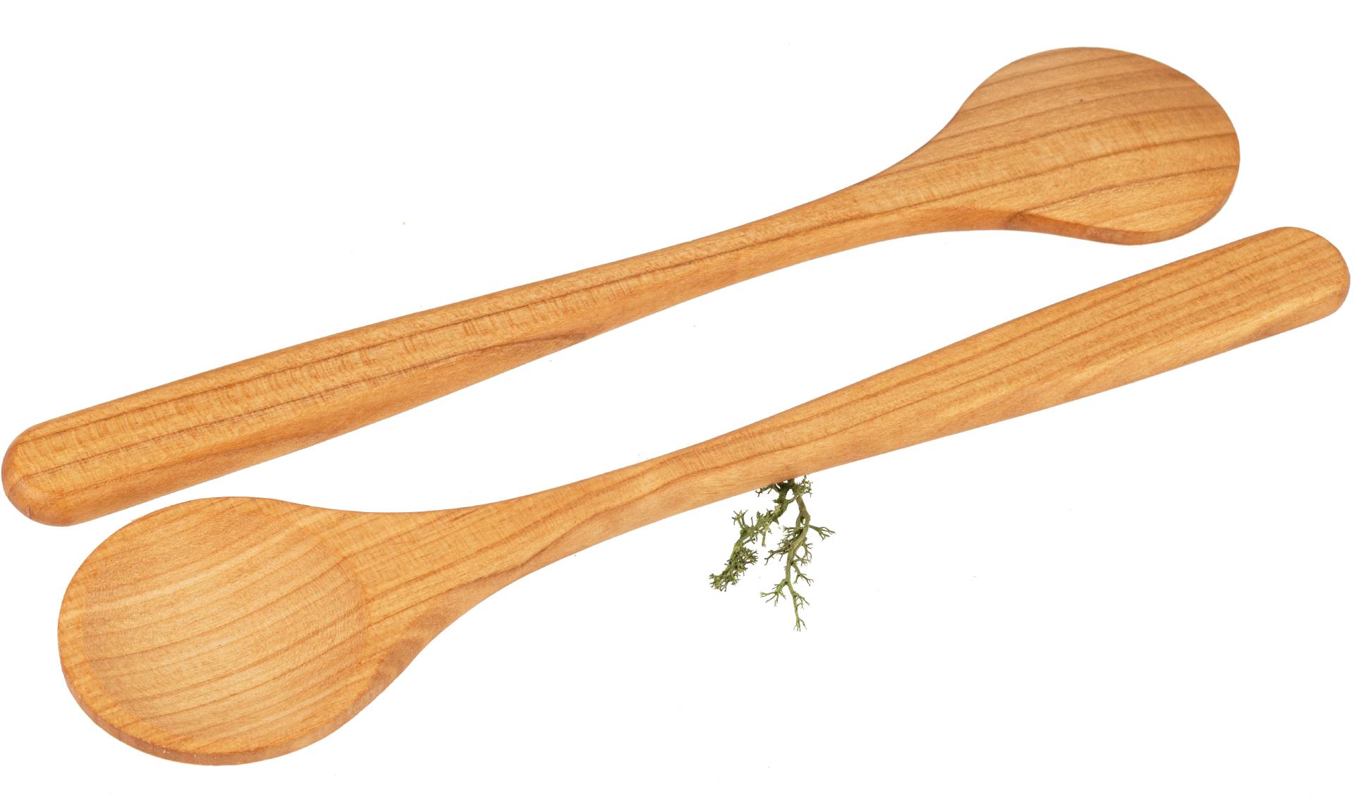 Kochlöffel aus FSC®-zertifiziertem Kirschholz geölt - Holzlöffel 30 cm