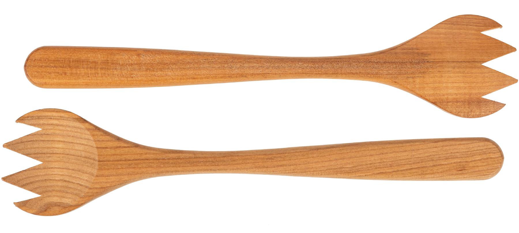 Gabel aus geoeltem Kirschholz