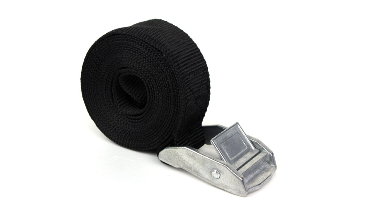 Stabiler Spanngurt in Schwarz