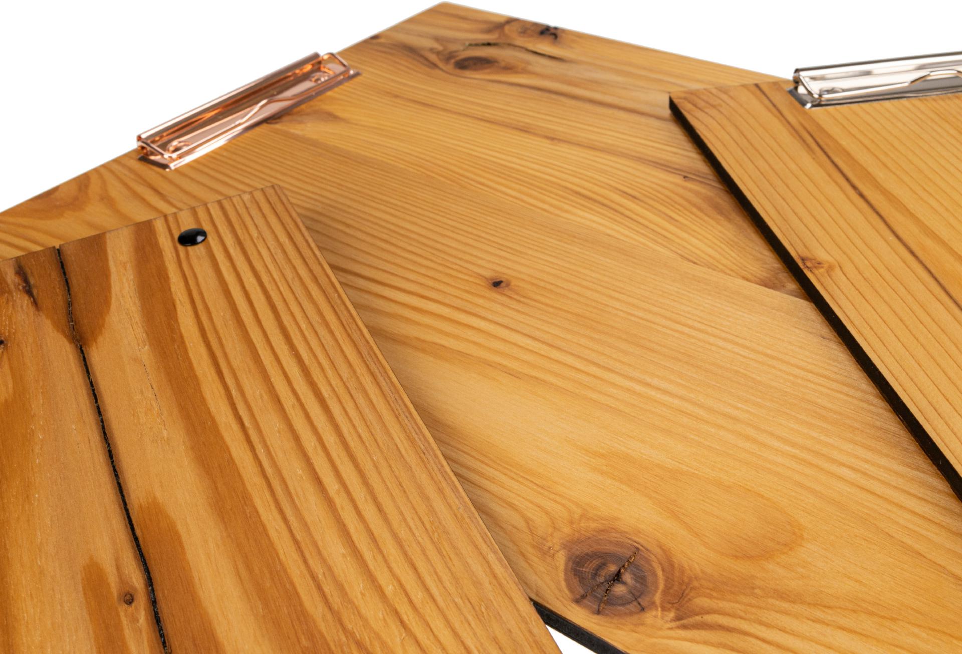 Holz Klemmbrett aus Historischem Altholz Fichte