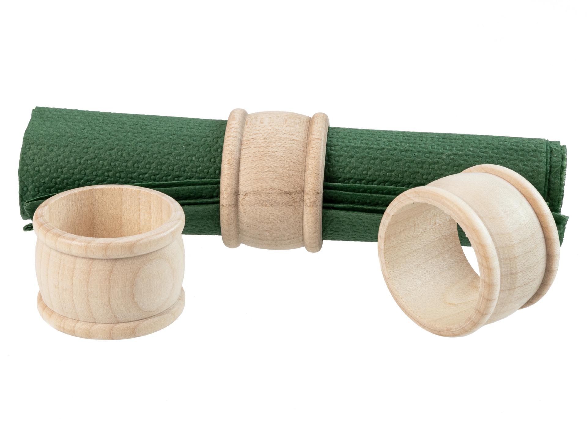 Holz Serviettenring aus Ahorn gedrechselt - D.4,5 cm