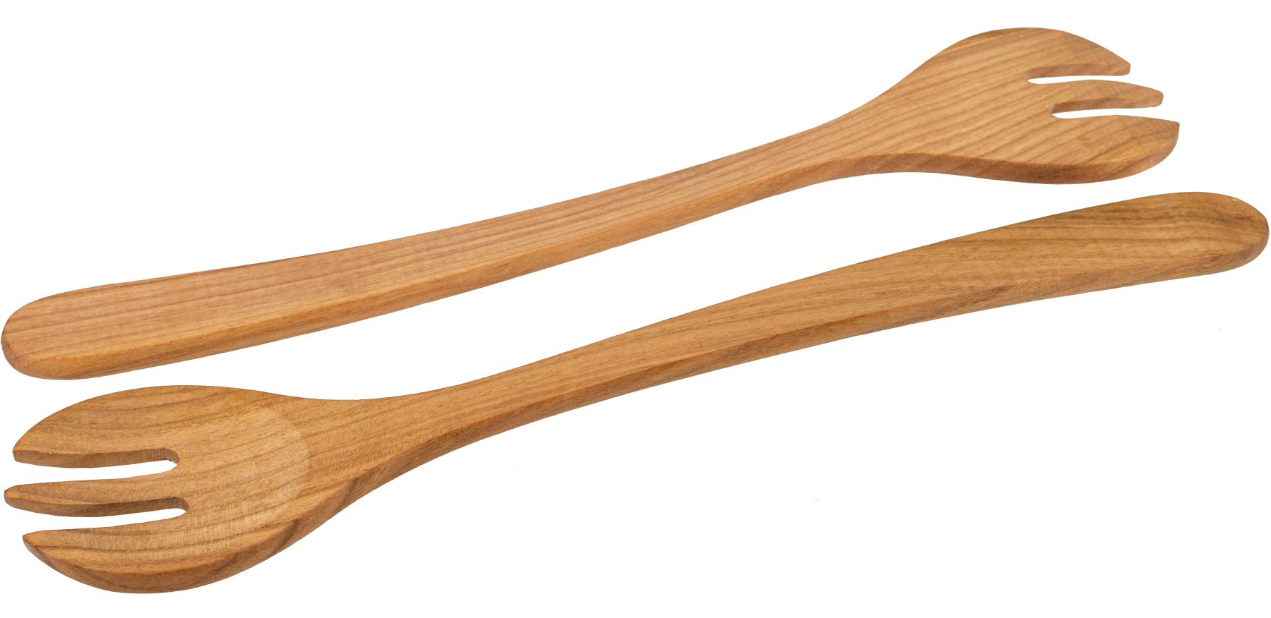 Gabel aus geoeltem Kirschholz