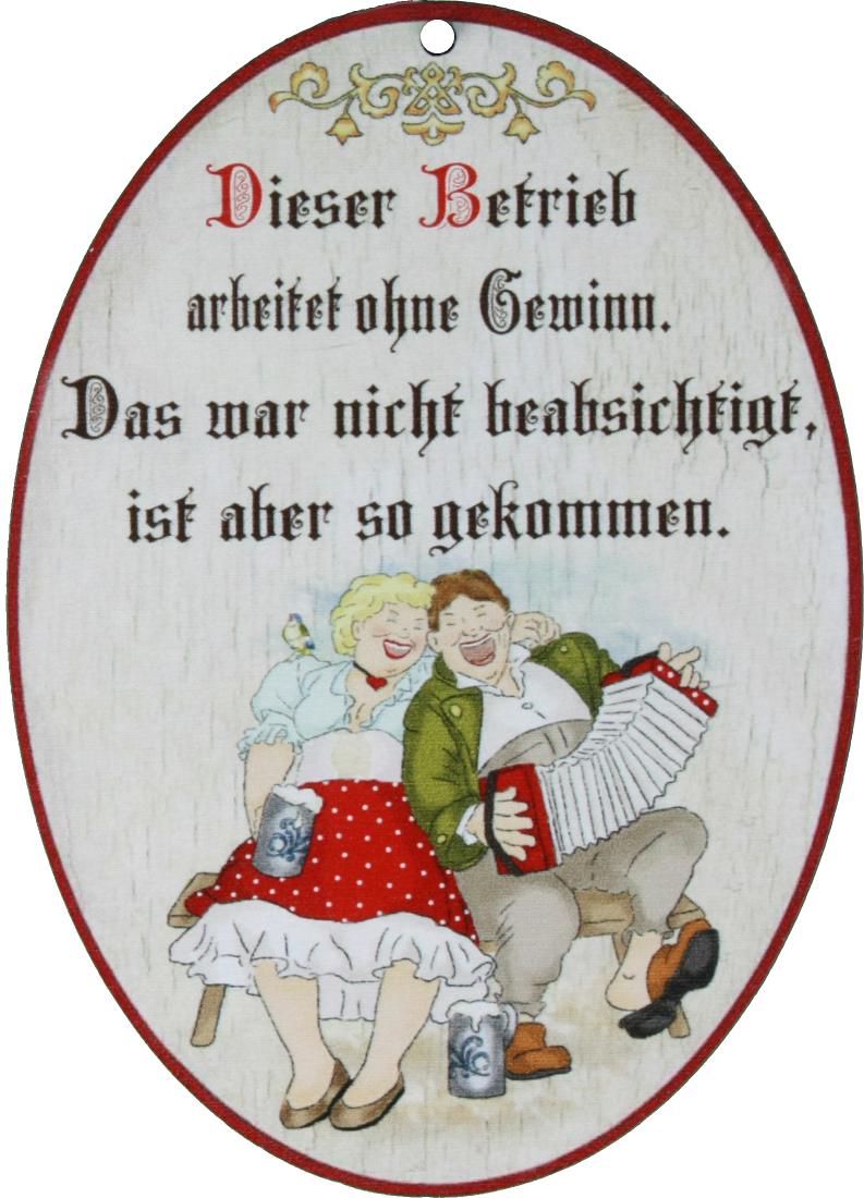 Holz Spruchschilder bunt bedruckt