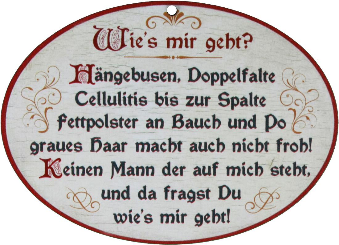 Holz Spruchschilder bunt bedruckt