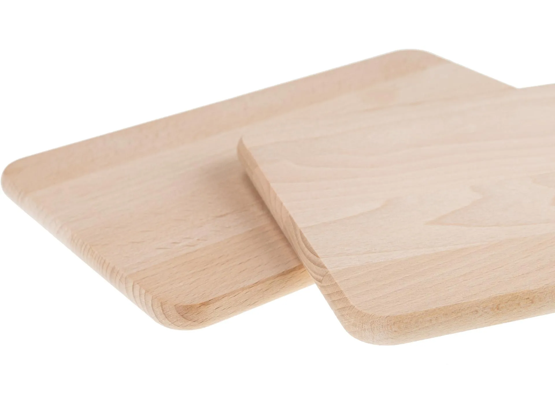 Kompaktes FSC® Zertifiziertes Buchenholz Schneidebrett - 24 x 15 x 1 cm