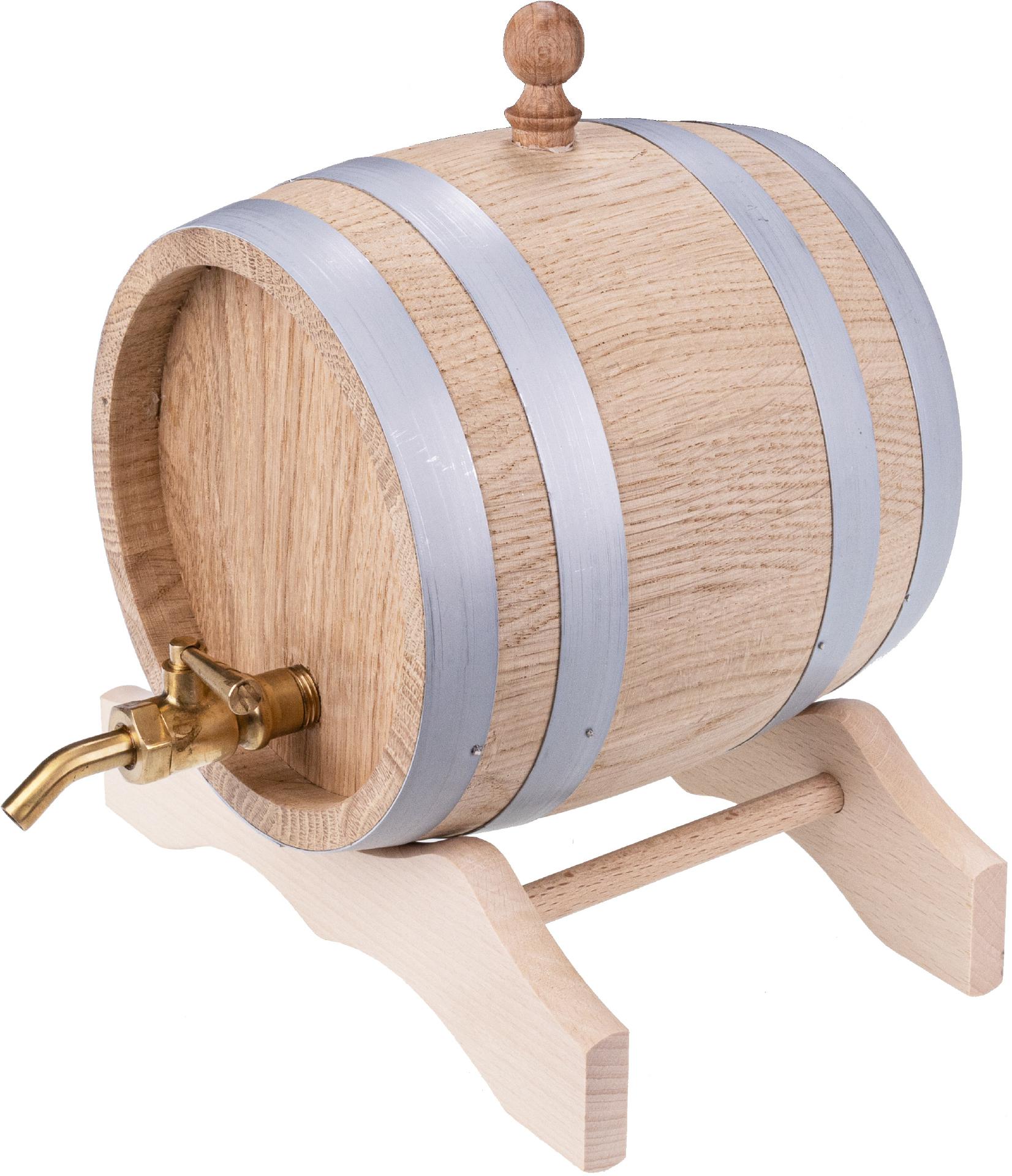 Hochwertiges Eichenfass fuer Whisky Schnaps Braende Wein oder Essig