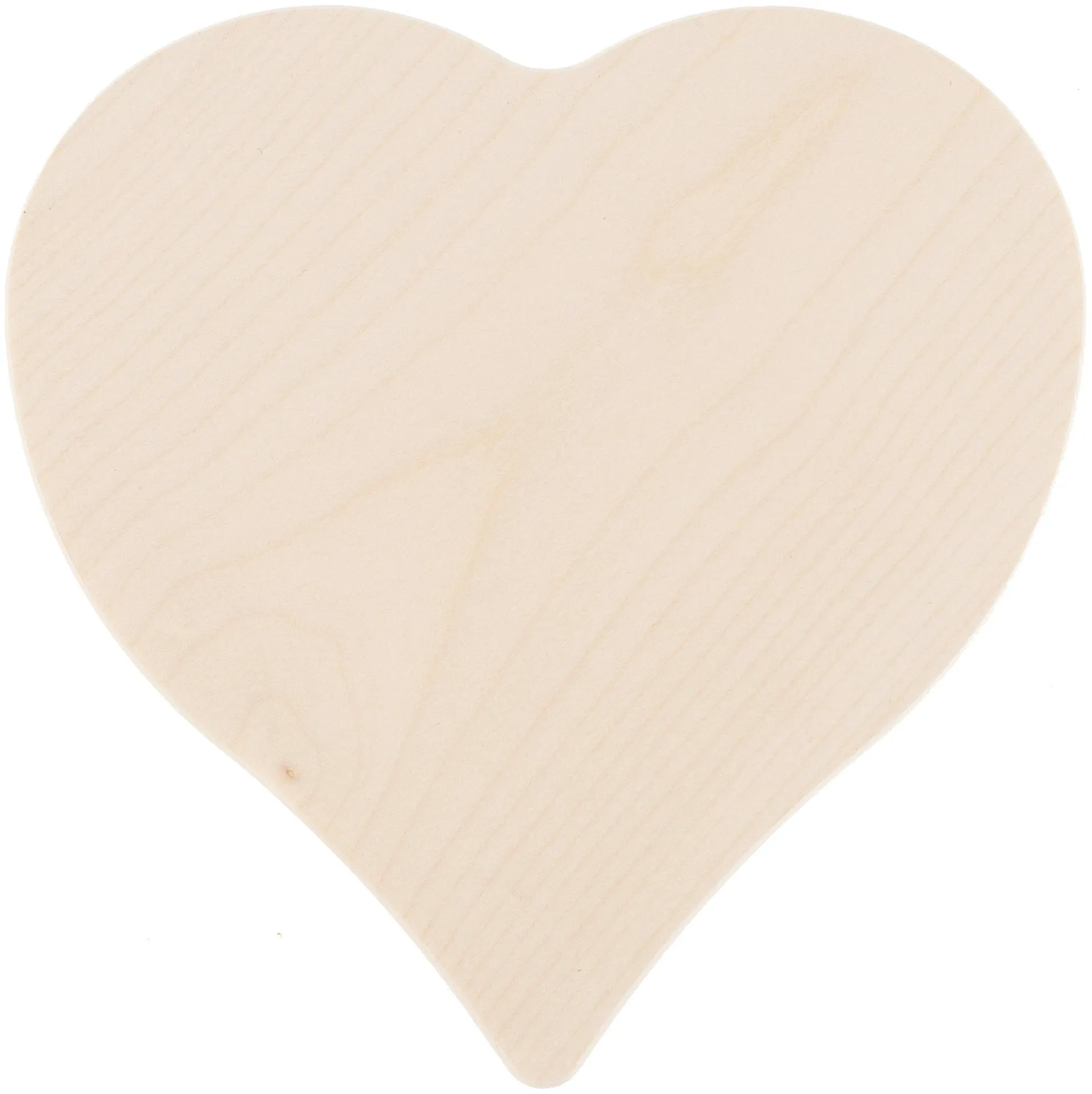 FSC® Ahorn Holzbrett in Herz Form | 16 x 16 x 1 cm