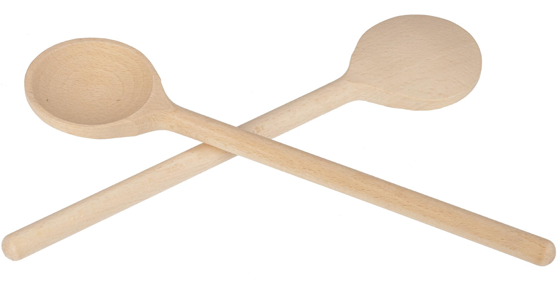Holz Kochloeffel aus Buchenholz GroÃŸe runde Laffe