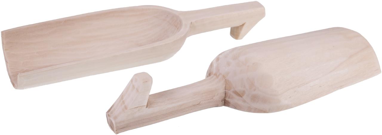 Mehlschaufel aus Lindenholz handgehauen Laenge ca