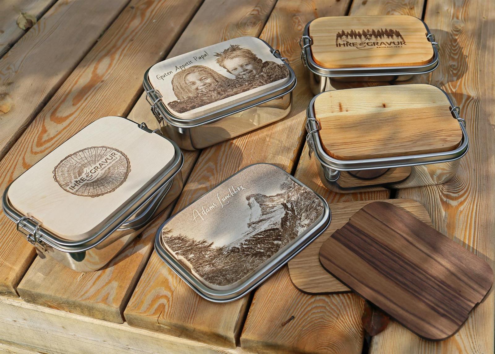 Personalisierte Lunchbox aus Edelstahl