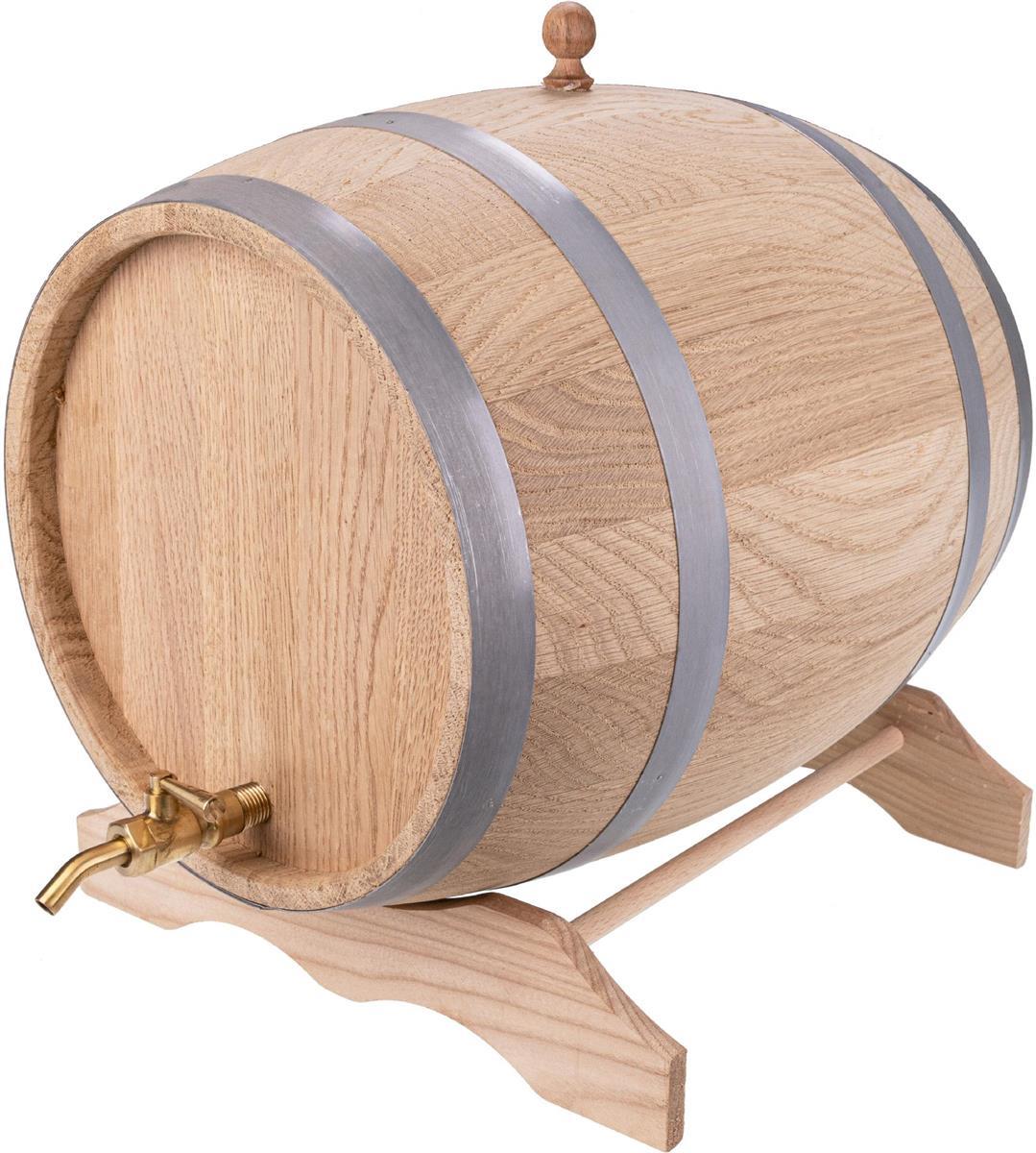 Hochwertiges Eichenfass fuer Whisky Schnaps Braende Wein oder Essig