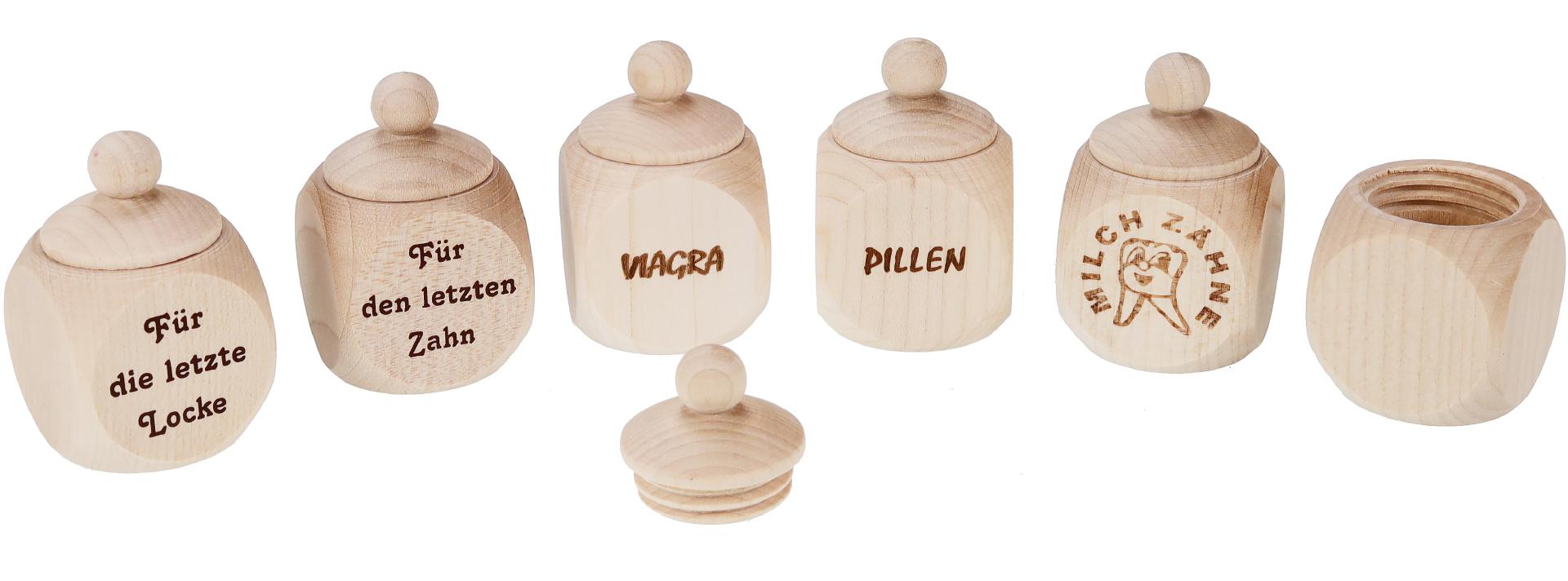 Holz Zahn Doeschen aus Buchenholz