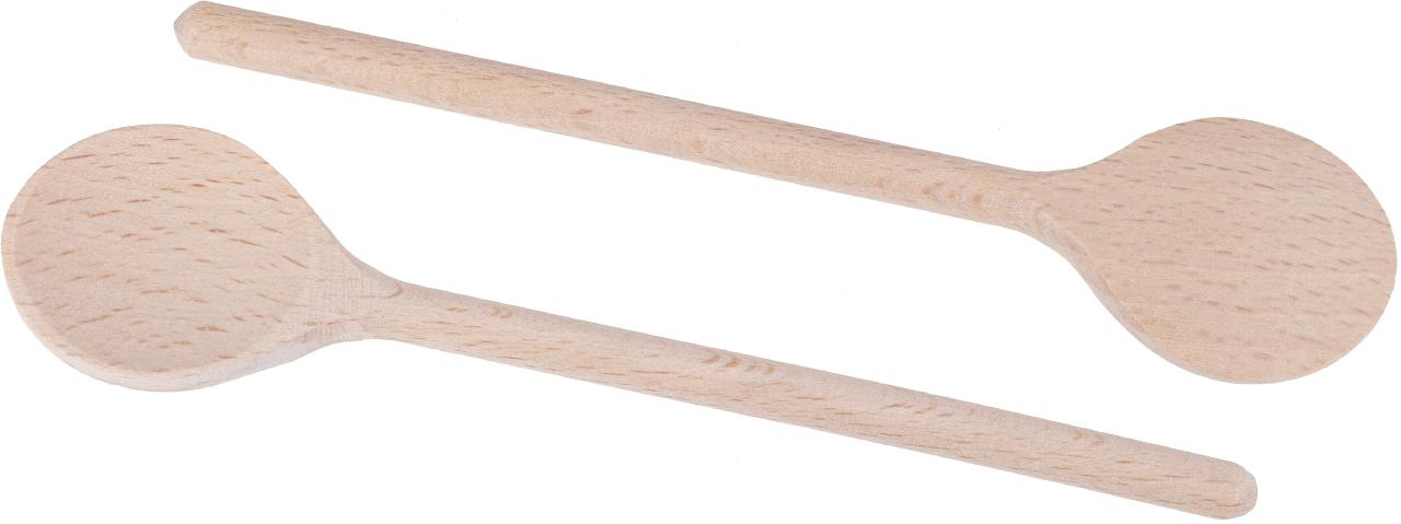Holz Kochloeffel aus Buchenholz mit runder Laffe