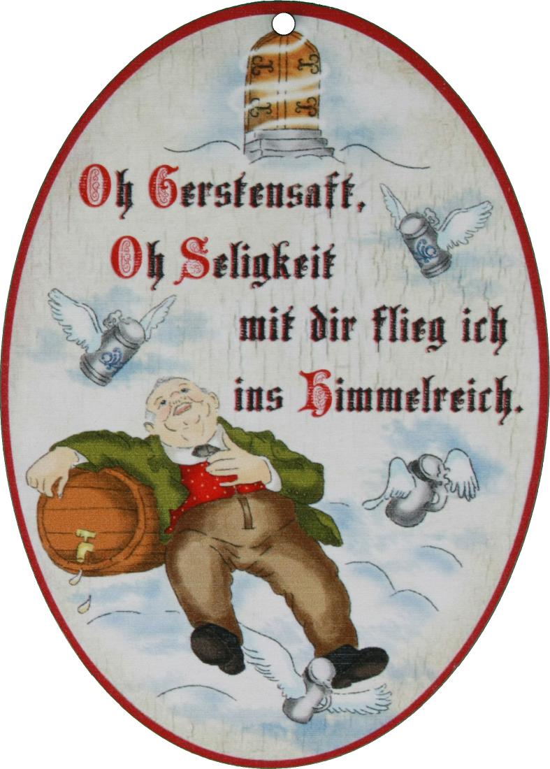 Holz Spruchschilder bunt bedruckt