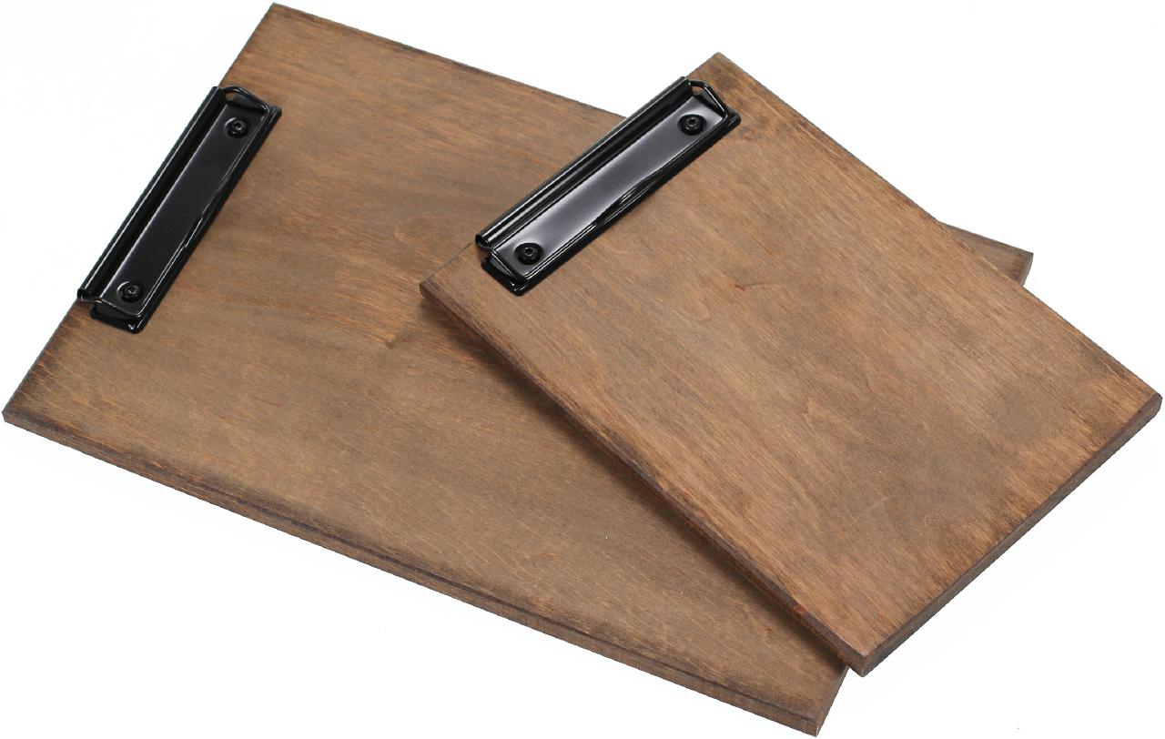 Holz Klemmbrett aus