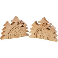 Handcrafted crib made of solid alder wood - oiled and can...