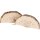 Handmade crib made of alder wood with bark - Christmas decoration approx. 11 x 6 cm