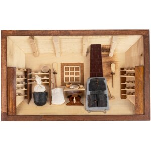 3D Wanddekoration für Bäcker - Wandbild Bäckerei 43 x 27 cm