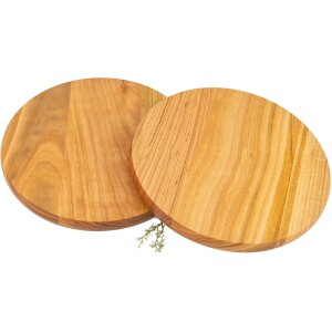 Schneidebrett rund - FSC® Kirsch Holz geölt Ø 20cm rund