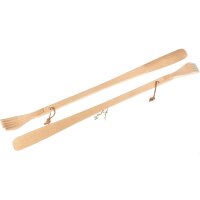 2-in-1 shoehorn and back scraper made of oiled beech wood...