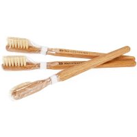 Holz Kinder Zahnbürste aus Buchen Holz und Natur...