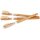 Wooden childrens toothbrush made of beech wood and natural bristle 14cm